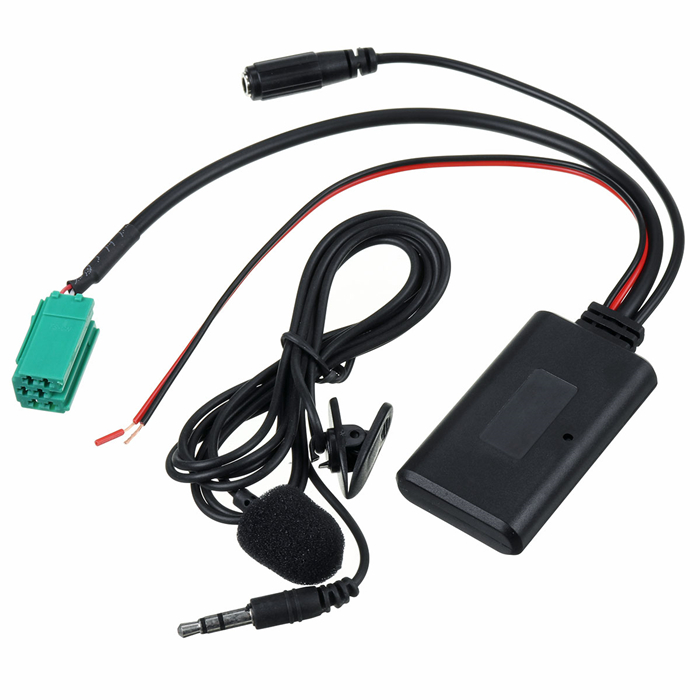 Car Audio Bluetooth Aux Adapter for Renault with Microphone 
