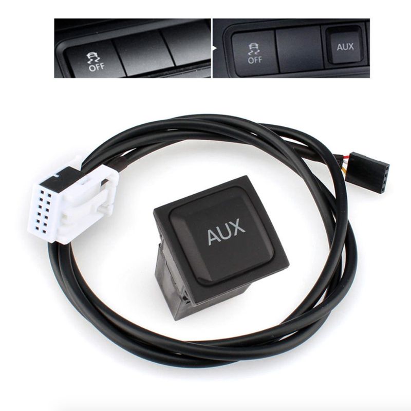 VW  RCD 510 AUX Switch Interface Cable Adapter