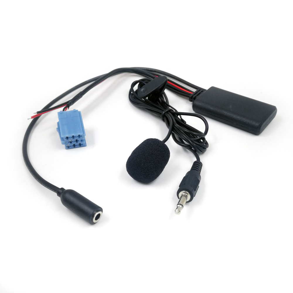  For Blaupunkt Radio 8Pin Mini ISO Port 3.5MM Audio Aux In Bluetooth Microphone for Volkswagen for Audi