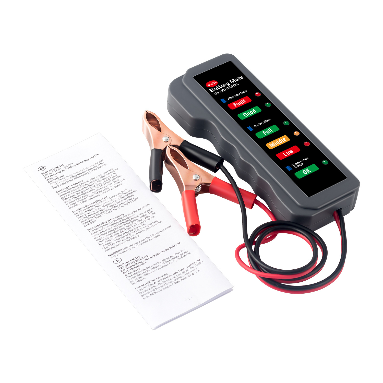 Vehicle Automotive battery detector 12V Auto Battery Tester