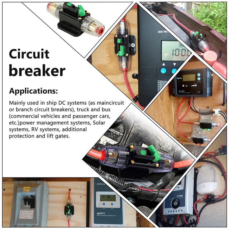 DC 10-150A Car Audio Solar Energy Inline Circuit Breaker